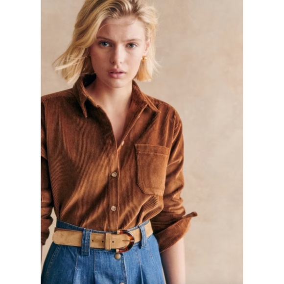 Sezane Tops - Sezane Max Corduroy Shirt